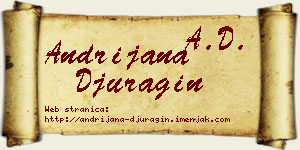 Andrijana Đuragin vizit kartica